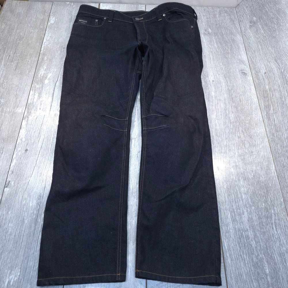 BMW Motorrad City Jeans Men Size 40x32 Dark Blue Denim Armour Riding Pants